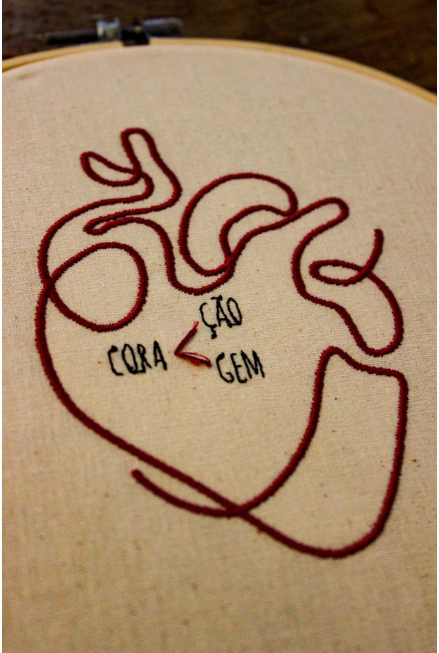 Bastidor Bordado Coracao Coragem Mimo Galeria -3-